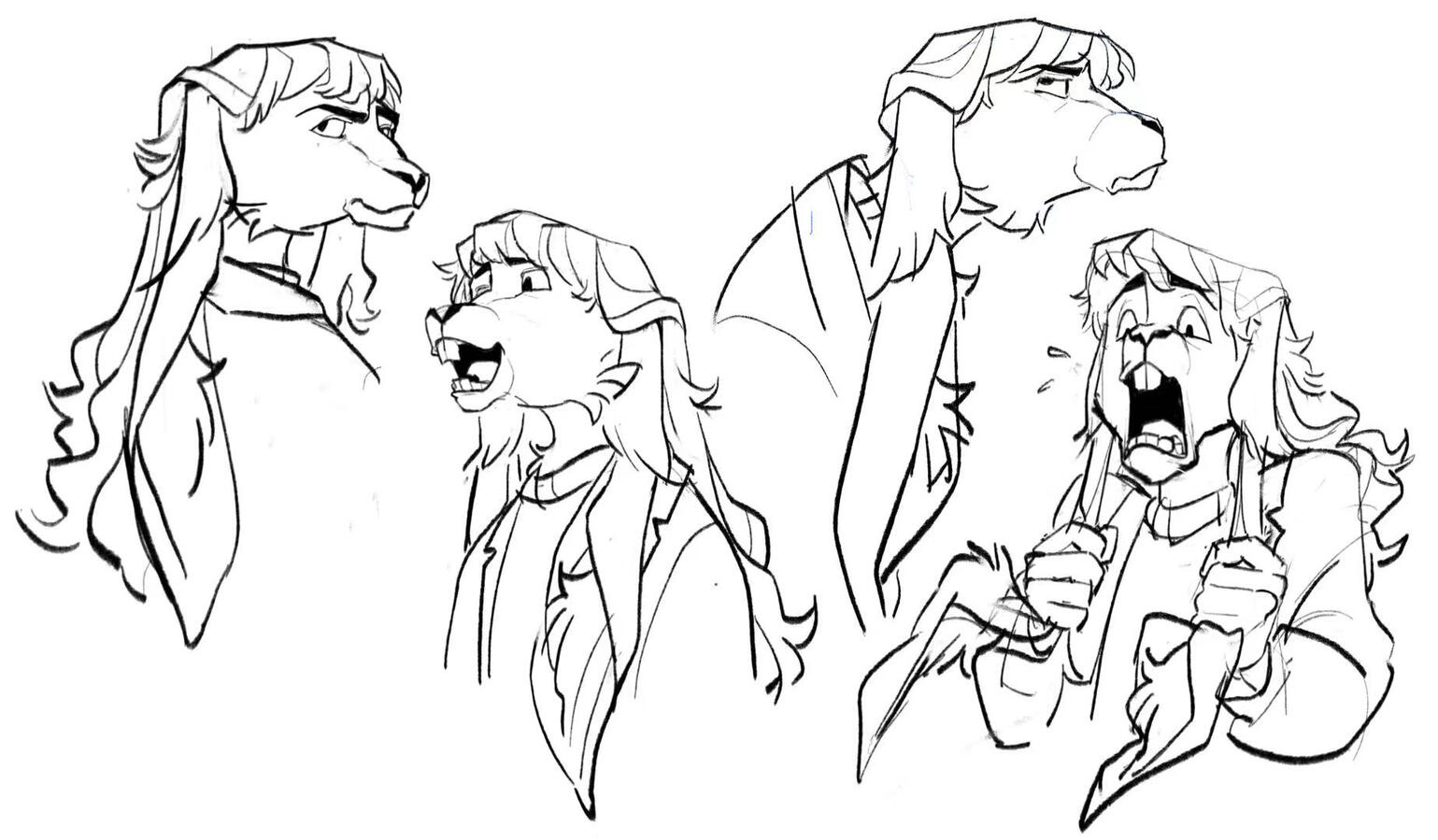 Hare Character Expressions