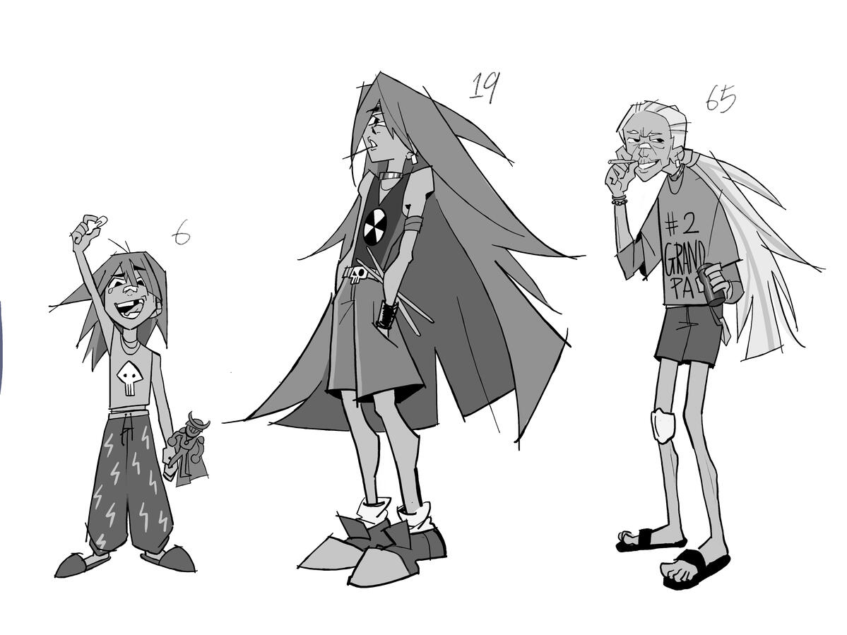Character age range design