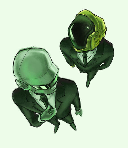 Daft Punk Character Stylization