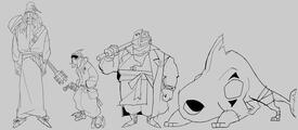 Character Designs for "Boss Fight"