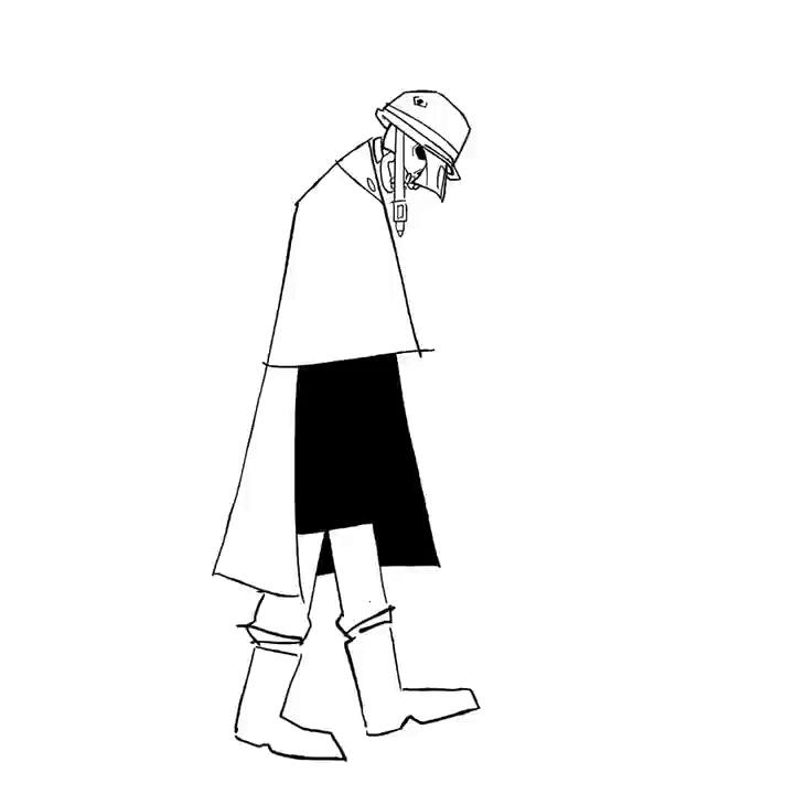 Skeleton man